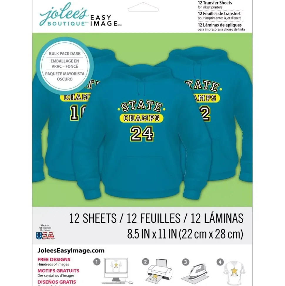 Kit de transferibles imprimibles Colores Oscuros inkjet Jolee s Boutique