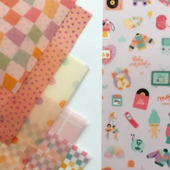 Kit de vellums Retro Iriri Estudio 15x20cm