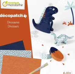 Kit Dinosaurios Papel Maché Avenue Mandarine Décopatch