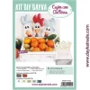 Kit DIY Cajón Blanco y Silueta de Gallinas Dayka