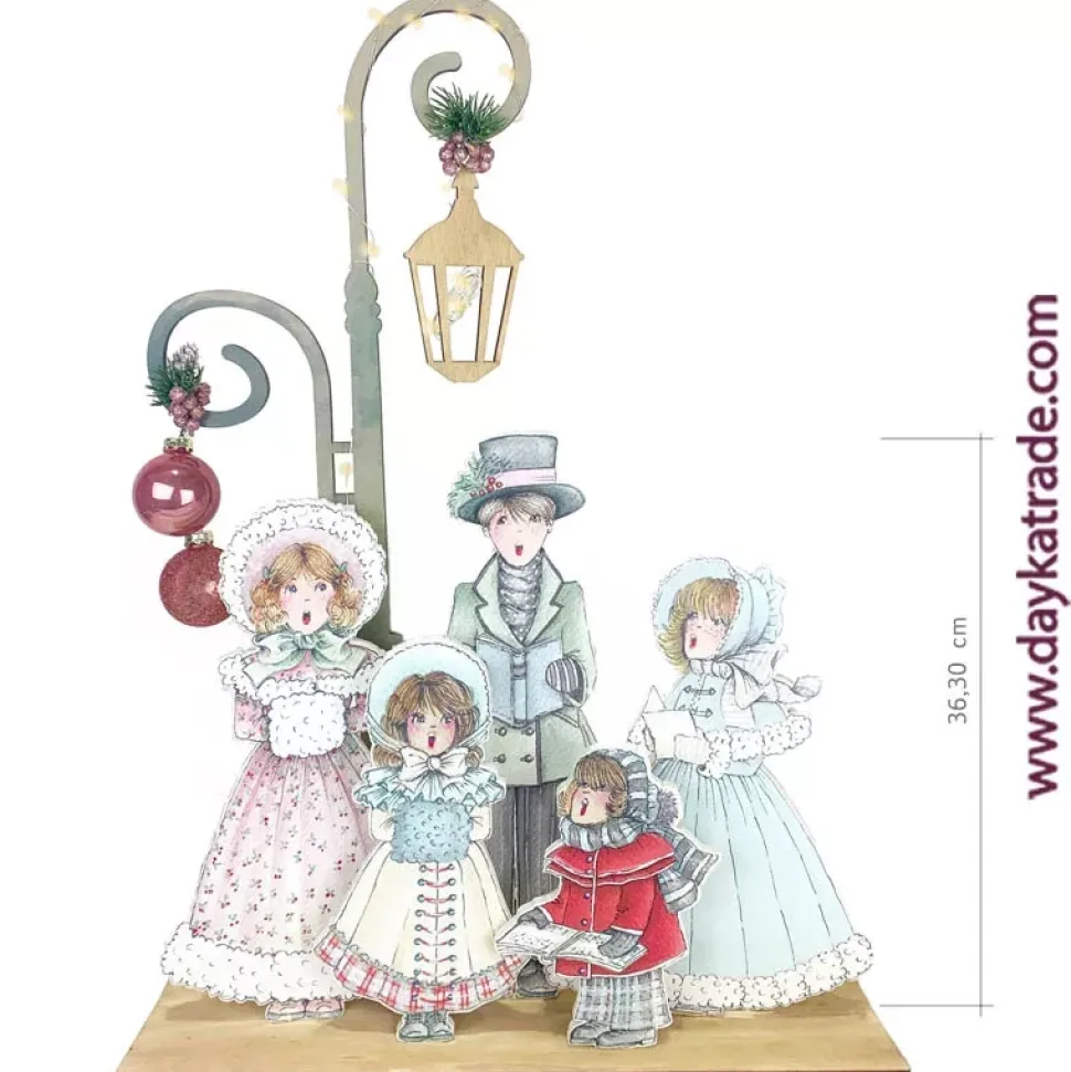 Kit DIY Cantores y Farola + Tela Prediseñada Dayka