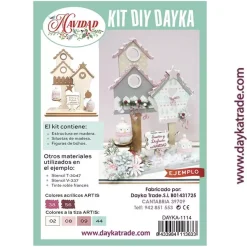 Kit DIY Casita Búhos de Navidad Dayka