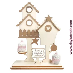 Kit DIY Casita Búhos de Navidad Dayka