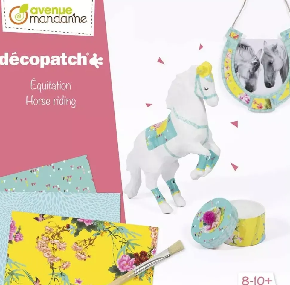 Kit Equitación Papel Maché Avenue Mandarine Décopatch