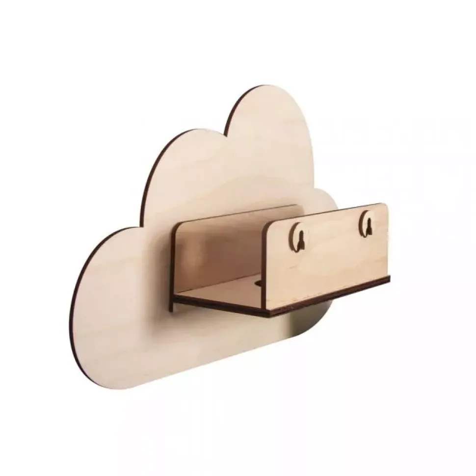 Kit Lámpara de Madera Nube Pequeña Rayher