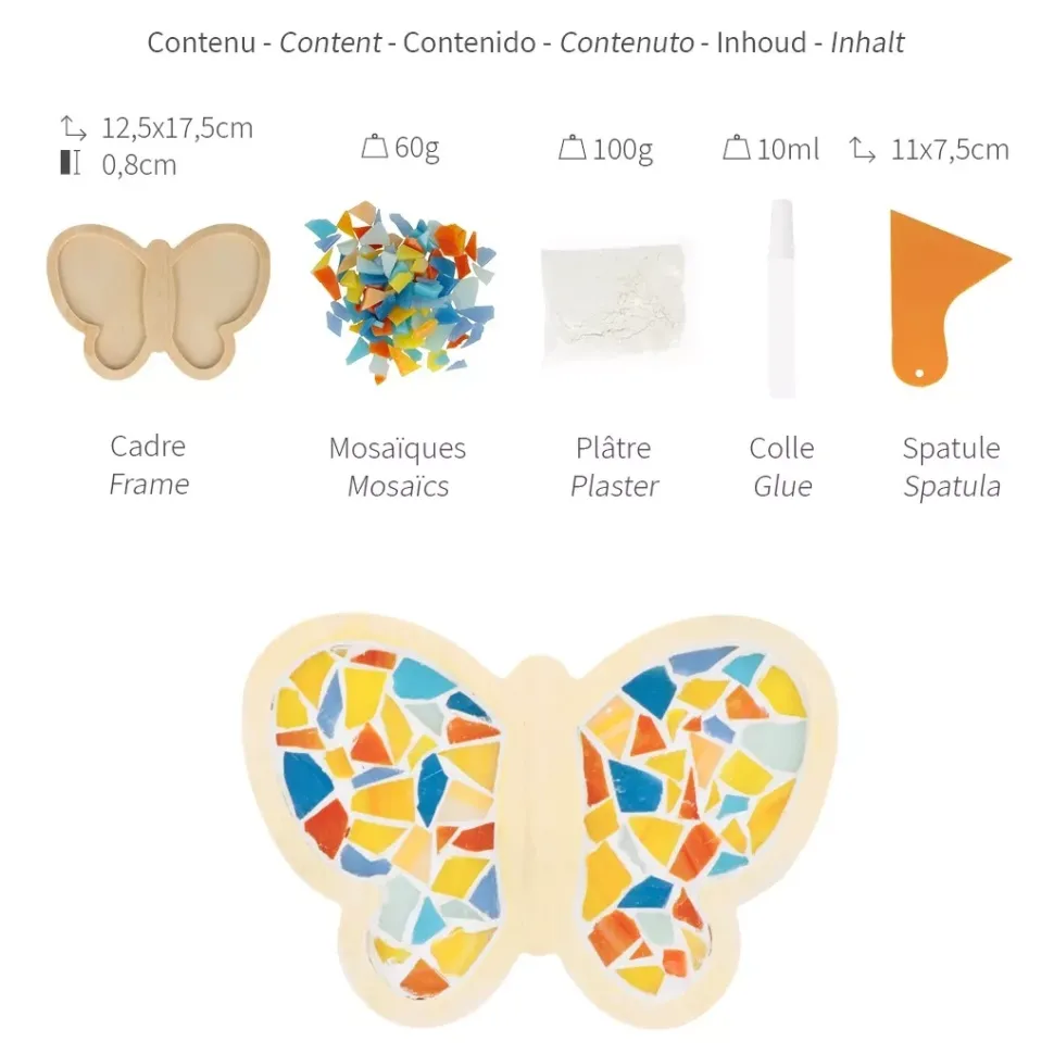 Kit Mosaico Mariposa Artemio