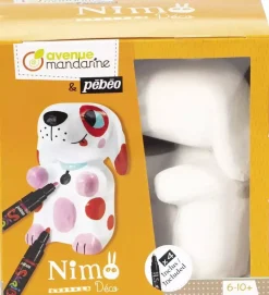 Kit Papel Maché Nelson the Dog + 4 Rotuladores Avenue Mandarine