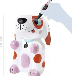 Kit Papel Maché Nelson the Dog + 4 Rotuladores Avenue Mandarine