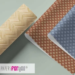 Kit Papeles Leather Santa's Workshop PapersForYou 32,5x30cm