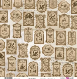 Kit papeles vellum Wizarding Adventure III PapersForYou 30x31cm