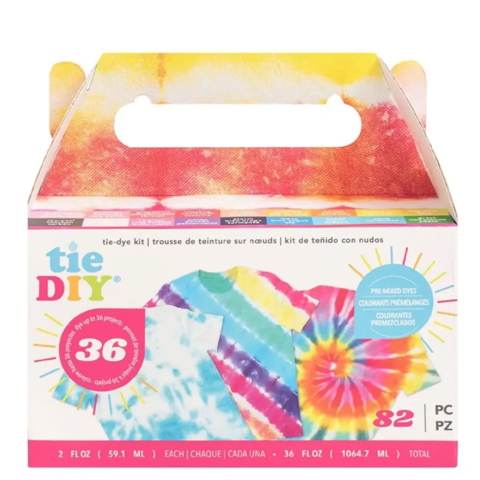 Kit para Tie Dye American Crafts 82pc