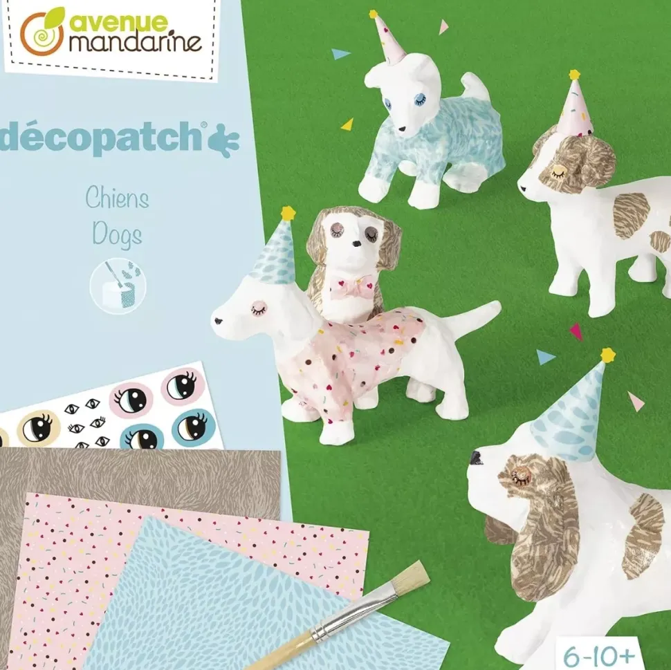 Kit Perros Papel Maché Avenue Mandarine Décopatch
