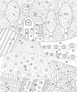 Kit Pintar con Arenas de Colores Paisaje Naif Naranja Arenart 38x46cm