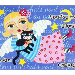 Kit Pintar con Arenas de Colores Toujours Dans Mon Coeur Arenart 38x46cm