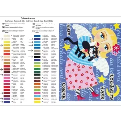 Kit Pintar con Arenas de Colores Toujours Dans Mon Coeur Arenart 38x46cm