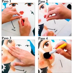 Kit Pintar con Arenas de Colores Toujours Dans Mon Coeur Arenart 38x46cm