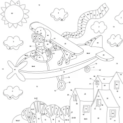 Kit Pintar con Arenas de Colores Aviador Arenart 38x38cm