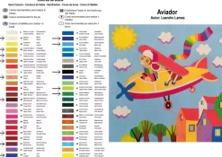Kit Pintar con Arenas de Colores Aviador Arenart 38x38cm