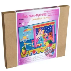Kit Pintar con Arenas de Colores Circo Arenart 38x46cm