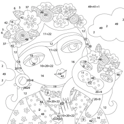 Kit Pintar con Arenas de Colores Frida Kahlo Flores Arenart 38x38cm