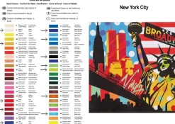 Kit Pintar con Arenas de Colores Nueva York Pop Art Arenart 38x38cm