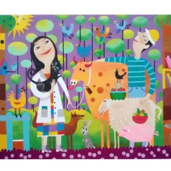 Kit Pintar con Arenas de Colores La Granja Arenart 38x46cm