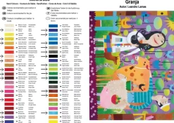 Kit Pintar con Arenas de Colores La Granja Arenart 38x46cm