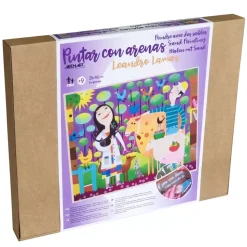 Kit Pintar con Arenas de Colores La Granja Arenart 38x46cm