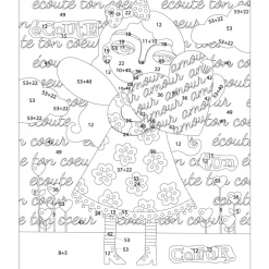 Kit Pintar con Arenas de Colores Ecoute Couer Arenart 38x46cm