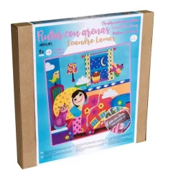 Kit Pintar con Arenas de Colores Encomenda Arenart 38x38cm