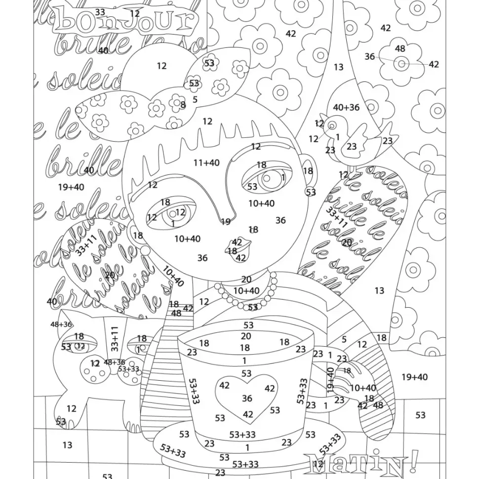 Kit Pintar con Arenas de Colores Bonjour Matin Arenart 38x46cm