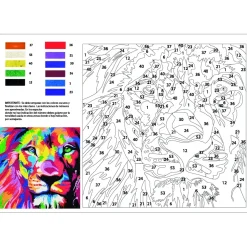 Kit Pintar con Arenas de Colores León Arenart 38x38cm