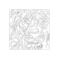 Kit Pintar con Arenas de Colores León Arenart 38x38cm