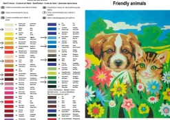 Kit Pintar con Arenas de Colores Perro y Gato Arenart 38x46cm