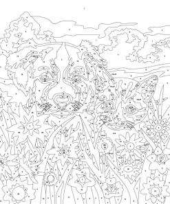 Kit Pintar con Arenas de Colores Perro y Gato Arenart 38x46cm