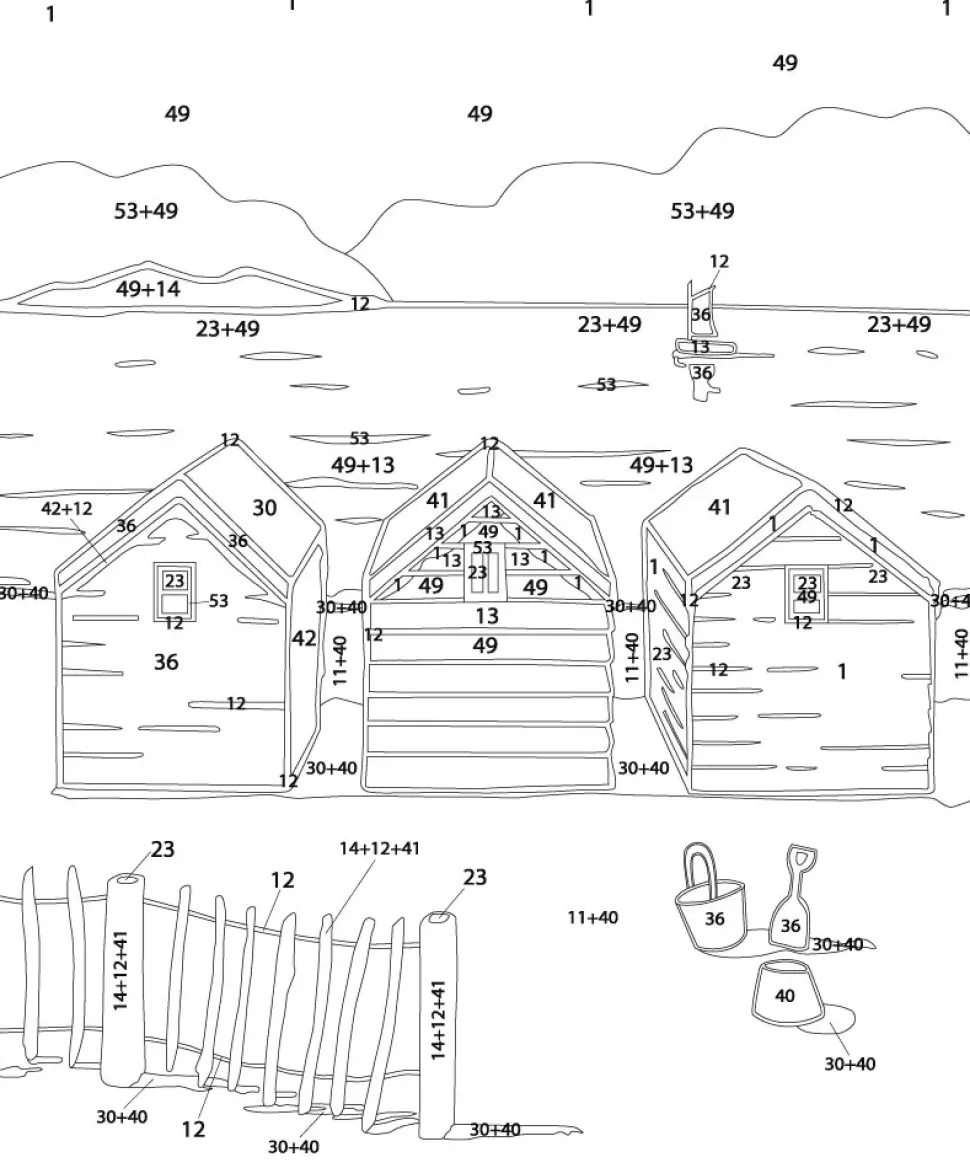 Kit Pintar con Arenas de Colores Casitas Playa Arenart 38x46cm