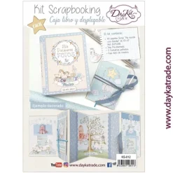 Kit Scrapbooking Caja Libro Ha Nacido Una Estrella Niño Dayka