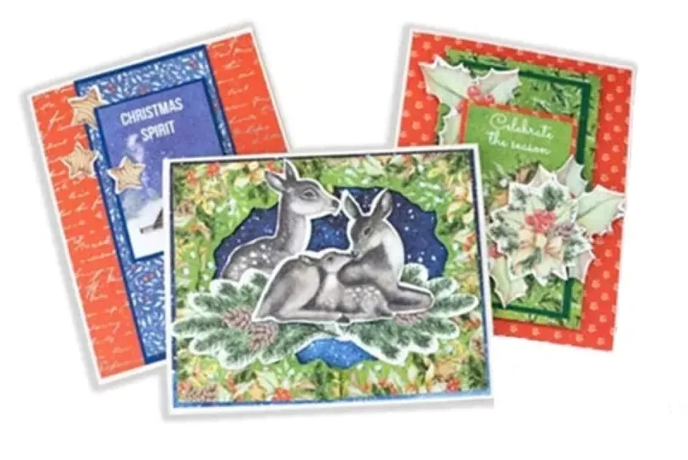 Kit Tarjetas Navideñas Awaiting Christmas Fabrika Decoru