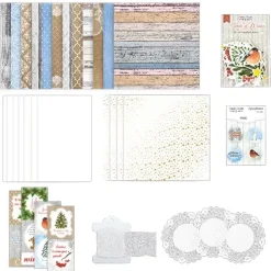 Kit Tarjetas Navideñas Christmas Greetings Fabrika Decoru