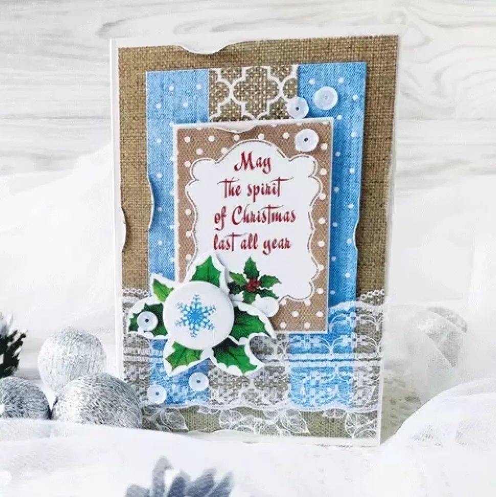 Kit Tarjetas Navideñas Christmas Greetings Fabrika Decoru