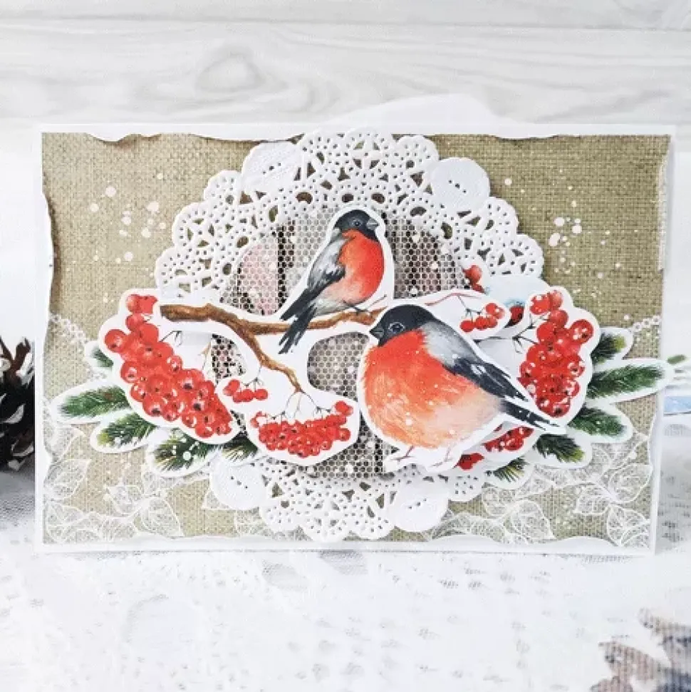 Kit Tarjetas Navideñas Christmas Greetings Fabrika Decoru