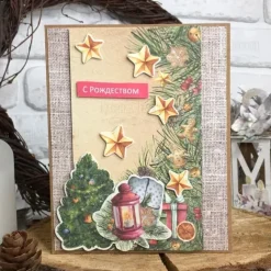 Kit Tarjetas Navideñas Our Warm Christmas 2 Fabrika Decoru