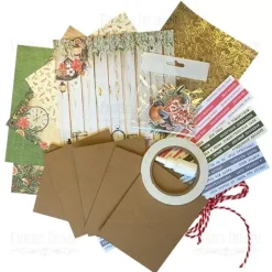 Kit Tarjetas Navideñas Our Warm Christmas Fabrika Decoru