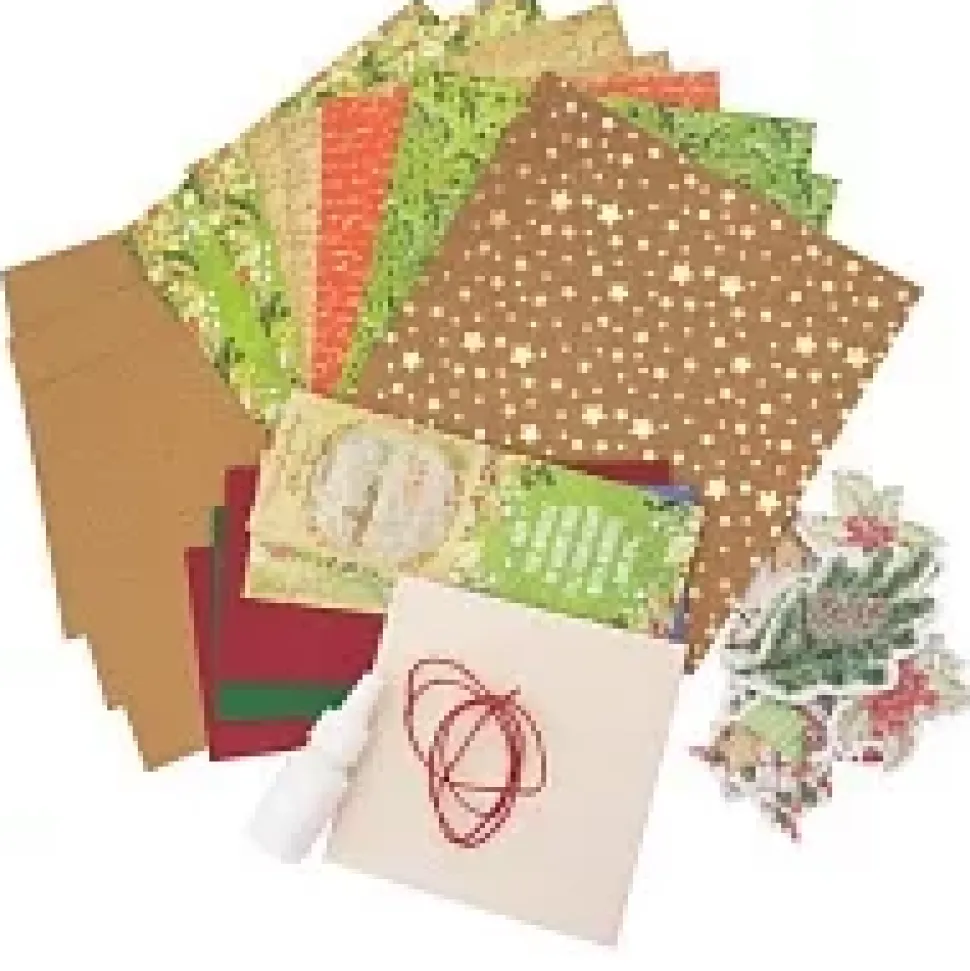 Kit Tarjetas Navideñas Waiting Christmas Fabrika Decoru