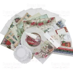 Kit Tarjetas Navideñas Winter Wonders Fabrika Decoru