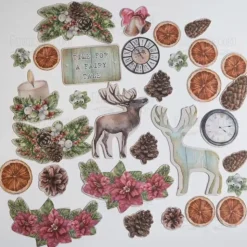 Kit Tarjetas Navideñas Winter Wonders Fabrika Decoru