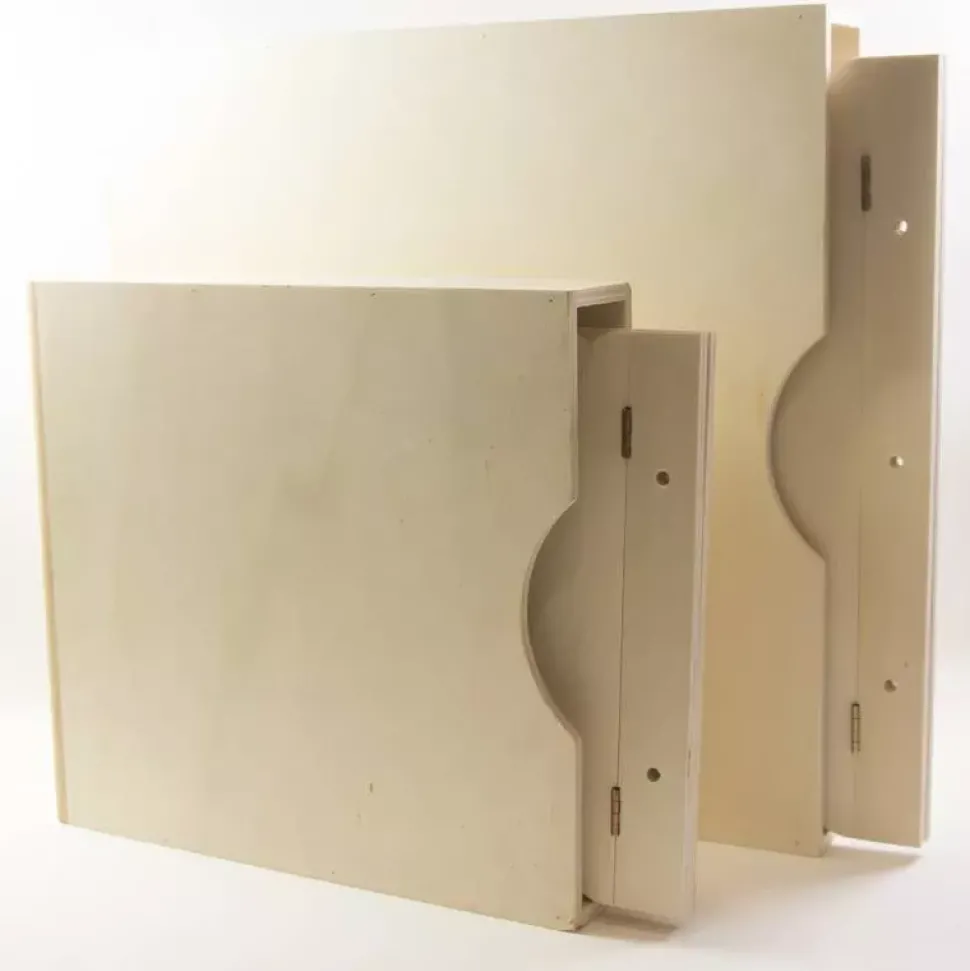 Álbum con ondas y caja libro