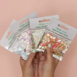 Lentejuelas Campo de Estrellas Púrpura Craftelier