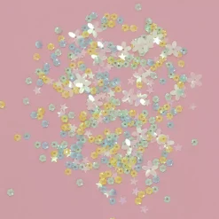 Lentejuelas Campo de Estrellas Amarillo Craftelier