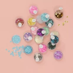 Lentejuelas Flores Lila Craftelier 5mm